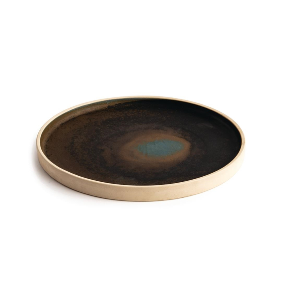 Olympia Canvas flacher runder Teller dunkelgrün 25cm (6 Stück), Bild 2