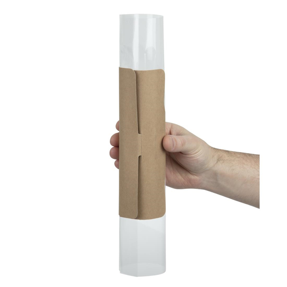Colpac Recycelbare Baguette-Verpackungen aus Packpapier und Kunststoff (500 Stück), Bild 5