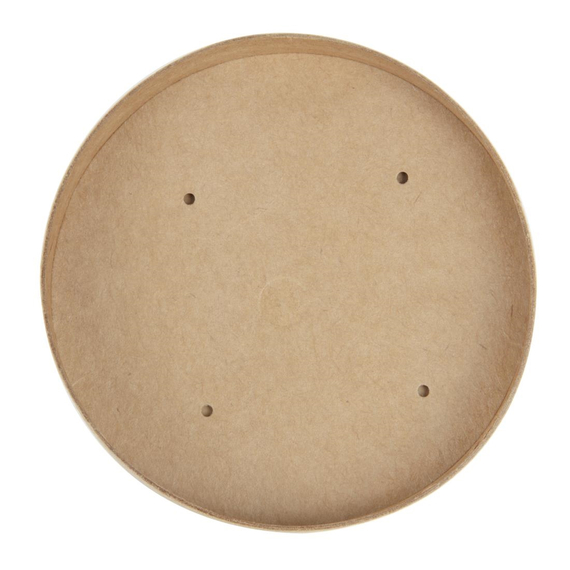 Colpac Recycelbar Kraft Mikrowellen Suppenbecher Deckel 450ml (500 Stück), Bild 4