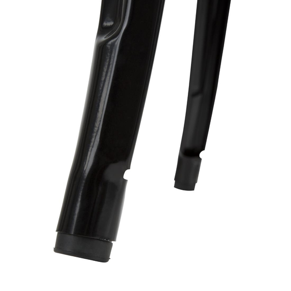 Bolero Bistro Bartisch mit Holzplatte schwarz, Bild 8