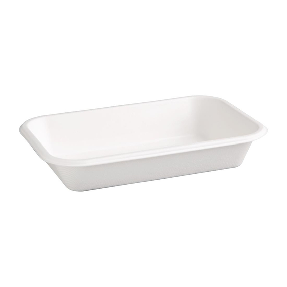 Fiesta Compostable kompostierbare Menüschalen aus Bagasse 68cl (50 Stück), Bild 4
