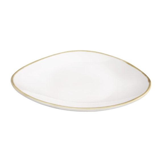 Olympia Kiln dreieckige Teller Kreideweiß 28cm (4 Stück), Bild 6