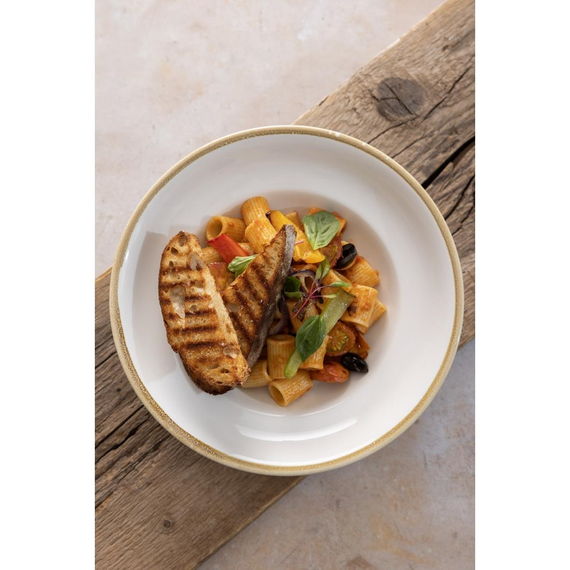 Olympia Kiln Pasta Schüssel Kreide 250mm 340ml (4 Stück), Bild 8