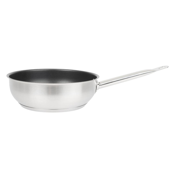 Vogue Antihaft Teflon Edelstahl Platin Plus Sauté Pfanne 240mm, Bild 2