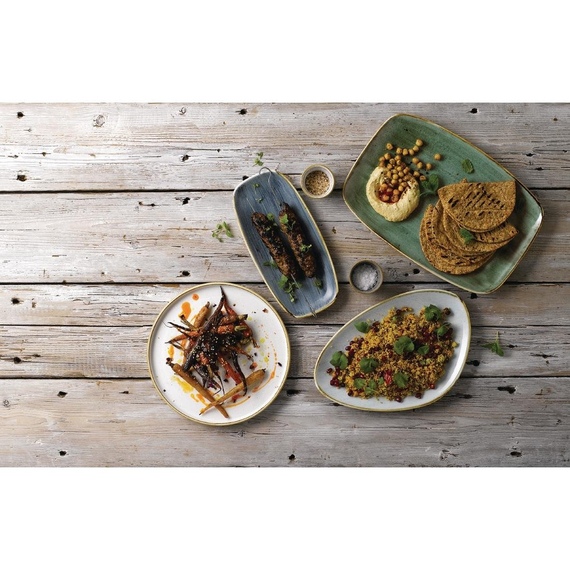 Churchill Stonecast Kochteller, Gerstenweiß, 210 mm (6 Stück)