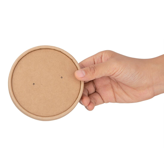 Fiesta Compostable Papierdeckel 98mm für Suppenbecher 500 Stück, Bild 2