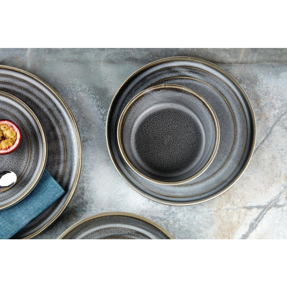 Olympia Cavolo Charcoal Dusk Flacher Runder Teller 220mm (6 Stück), Bild 2