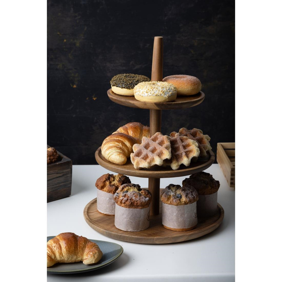 Olympia Akazie 3-stufiger Stand 305(Ø) x 395(H)mm, Bild 9