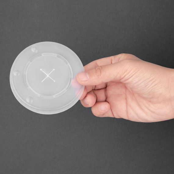 Fiesta Recyclable Polystyrol Pappbecherdeckel FP780 (1000 Stück), Bild 5