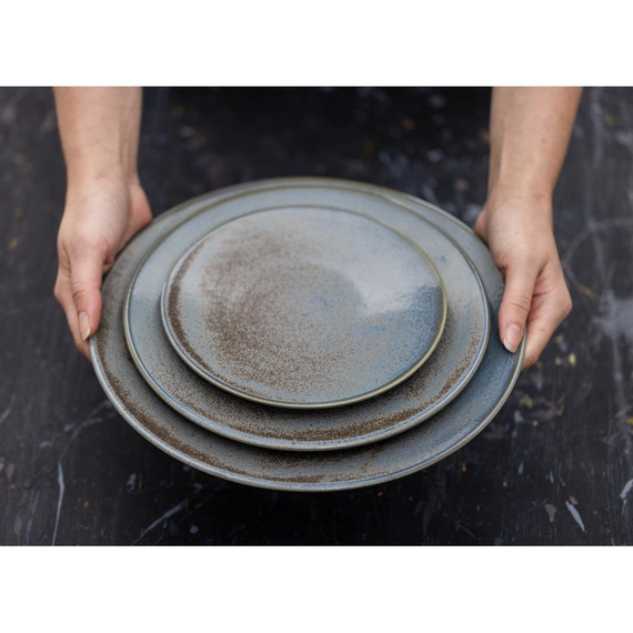 Olympia Ember Blaue Coupe Teller 230mm (6 Stück)