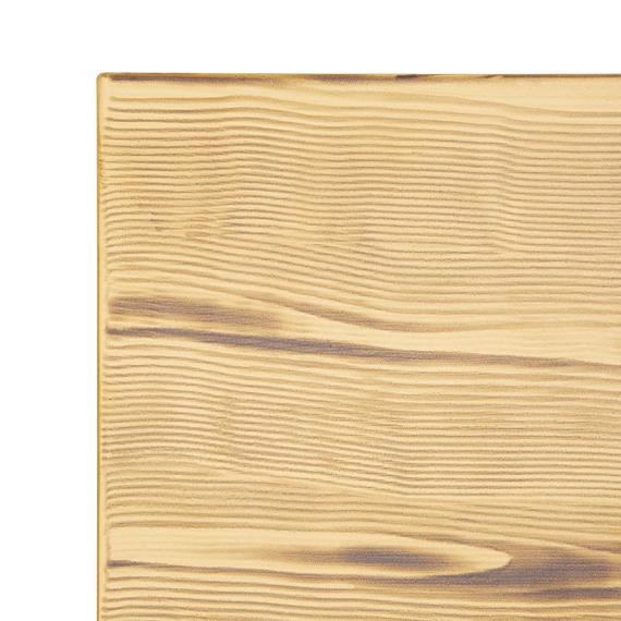 Bolero Kompletter Outdoor Tisch 120x76x76cm Helles Holz, Bild 5