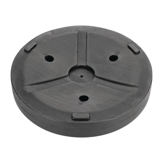 Bolero Schwarzer Betonsockel für Sonnenschirm mit 48/38mm Übergangsstück, Bild 3