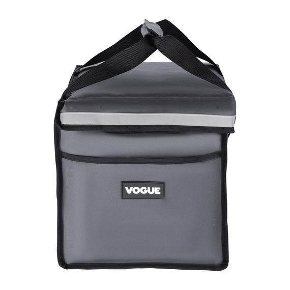 Vogue Isolierte Faltbare Liefer-Tasche Grau 380x305x380mm, Bild 3