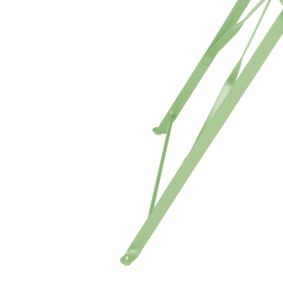 Bolero Square Pavement Style Klapptisch aus Stahl hellgrün 600 mm, Bild 3