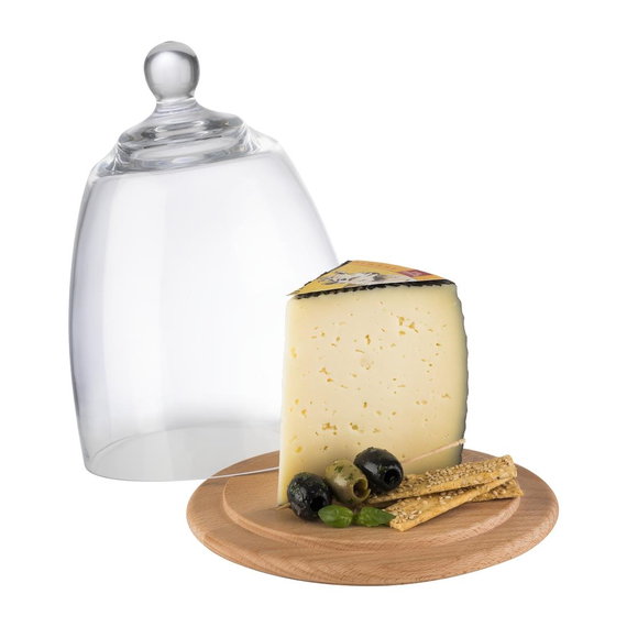 APS Servierbrett mit Glasglocke 185mm, Bild 3