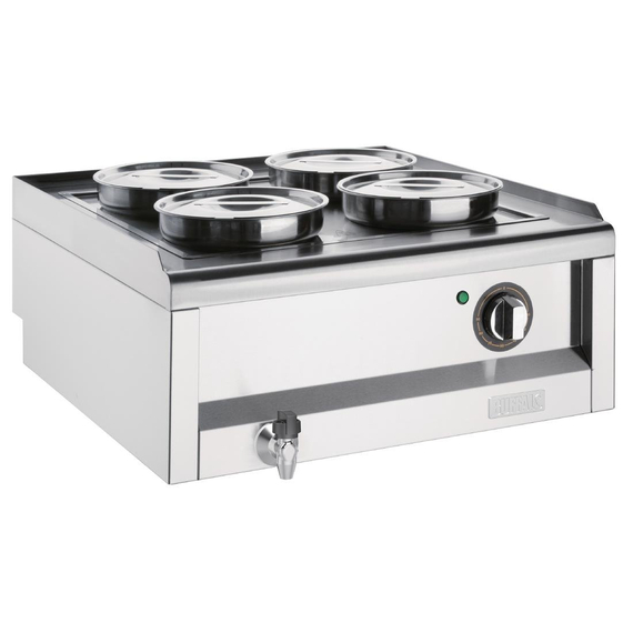 Buffalo 600 Serie 4 Topf Bain Marie