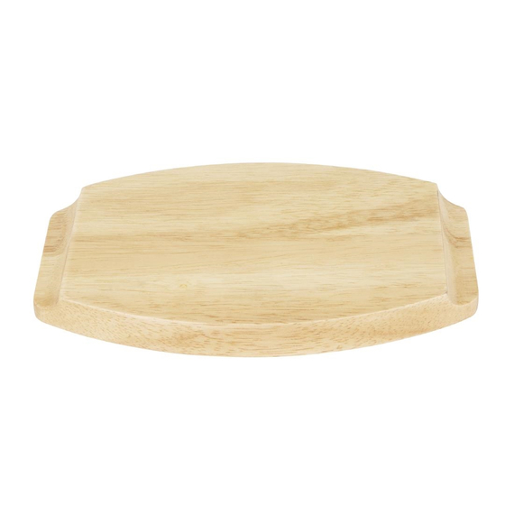 Olympia Hevea Brett für Gusseisen Oval Ohren Schale 210x120mm für FW819, Bild 4