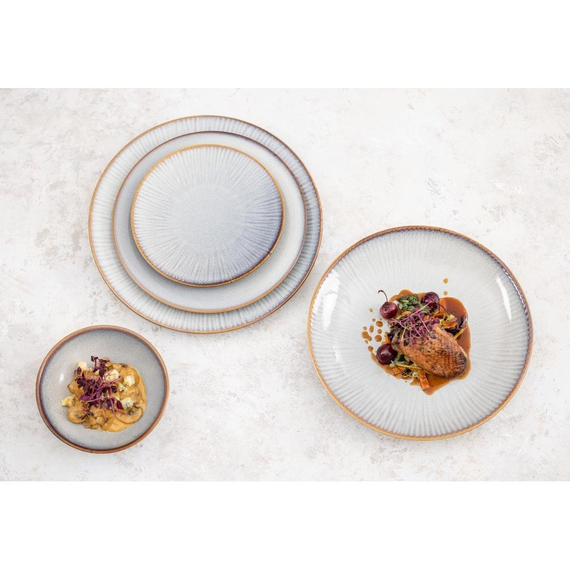 Olympia Drift Grey Embossed Coupe Niedrige Schalen 260mm (4 Stück), Bild 6