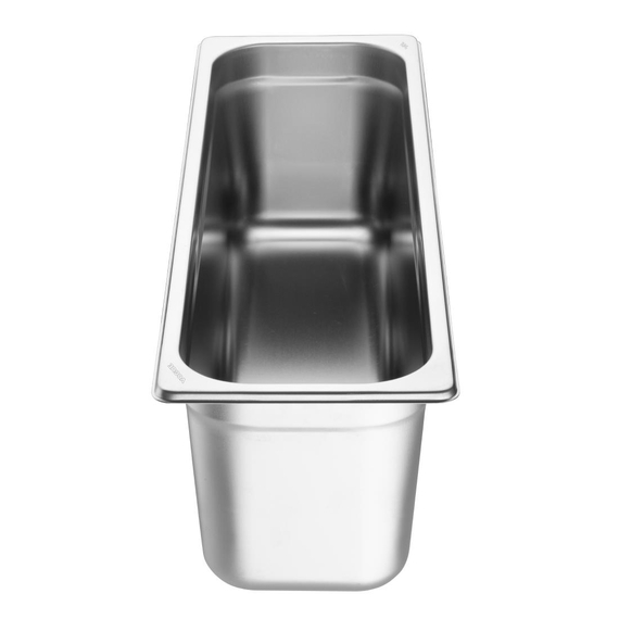 Vogue Edelstahl Gastronorm 2/4 Tray 150mm, Bild 3