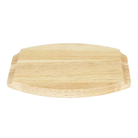 Olympia Hevea Brett für Gusseisen Oval Ohrenform Schüssel 260x165mm für FW817, Bild 4