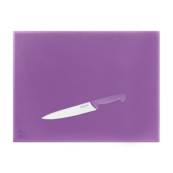 Hygiplas High Density Schneidebrett Lila - 600 x 450 x 25 mm, Bild 5