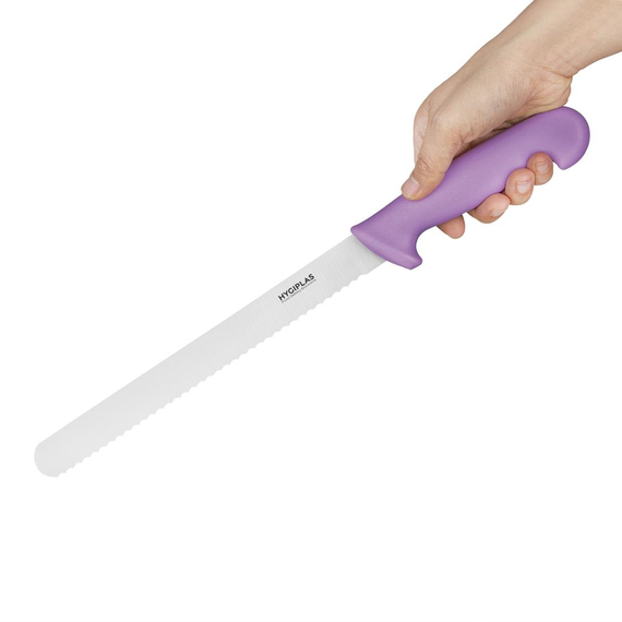 Hygiplas Brotmesser Gezahnt Lila 24,8cm, Bild 2
