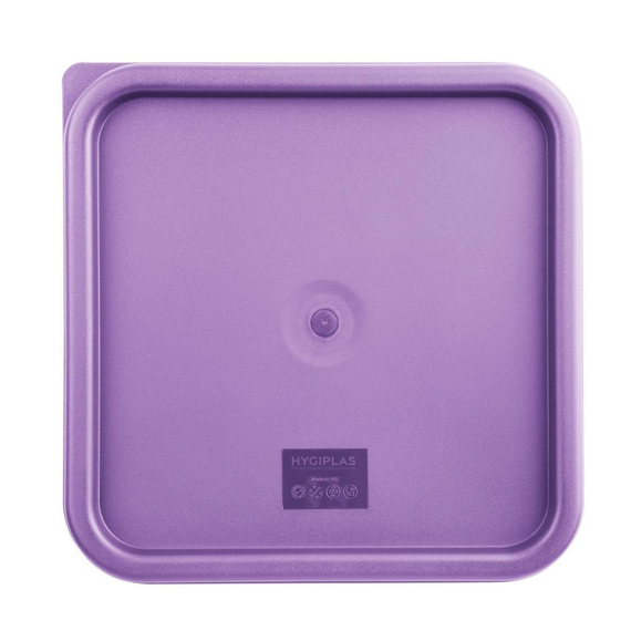 Hygiplas Quadratischer Deckel Violett Groß