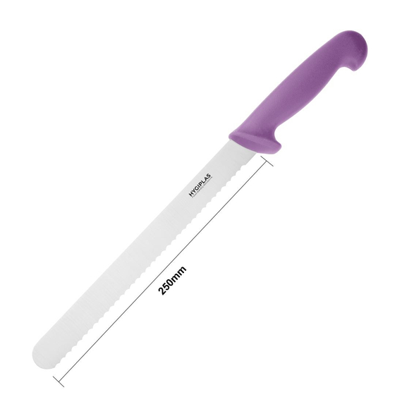 Hygiplas Brotmesser Gezahnt Lila 24,8cm, Bild 5
