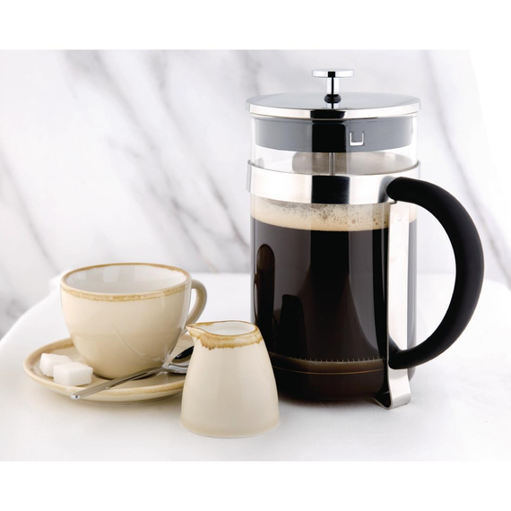 Olympia French Press Edelstahl und Glas 1,5L, Bild 3