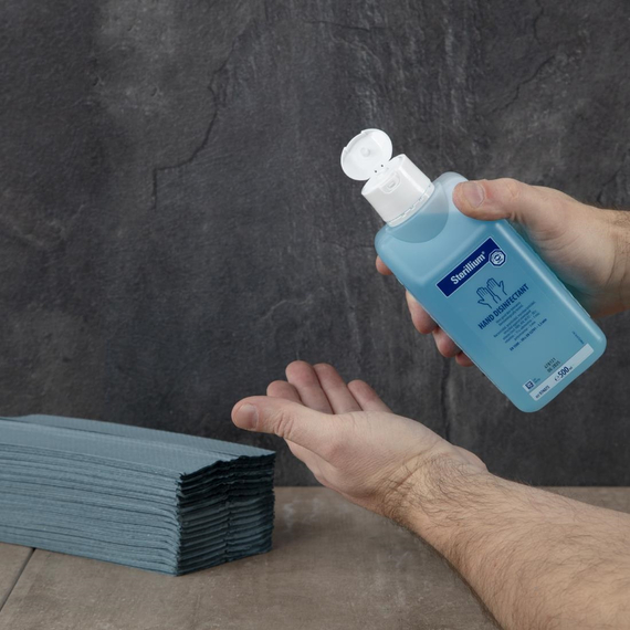 Jantex C-gefaltete Handtücher blau 1-lagig (12 Stück), Bild 4