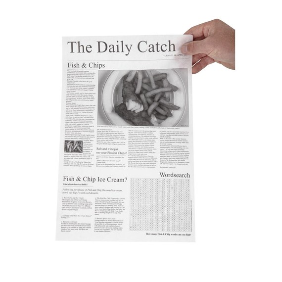 Wachspapier Zeitungsdruck 27 x 42cm (500 Stück), Bild 4