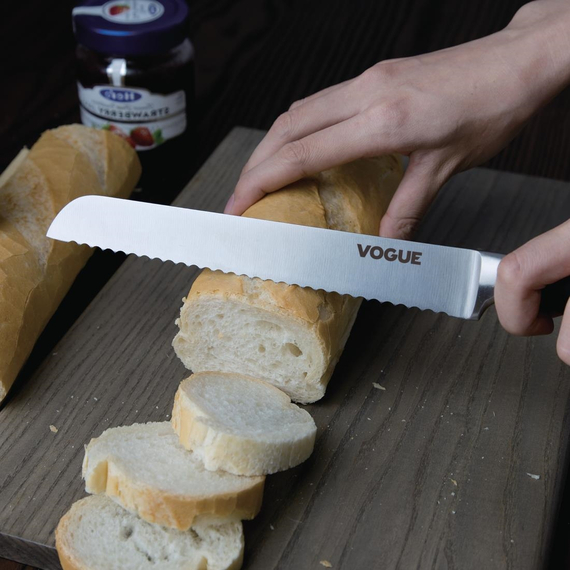Vogue Brotmesser mit weichem Griff 20cm, Bild 4