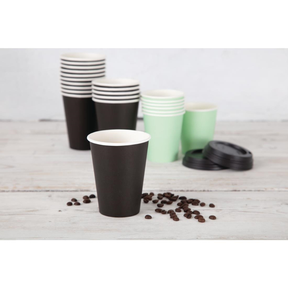 Fiesta Coffee To Go Becher 230ml schwarz x50 (50 Stück), Bild 6