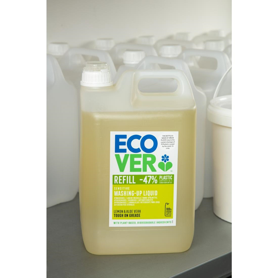 Ecover konzentriertes Spülmittel Zitrone und Aloe Vera 5L, Bild 6