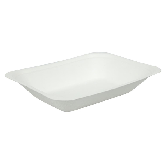 Vegware Kompostierbare Pommes Frites-Schalen aus Bagasse 17,5cm (500 Stück)