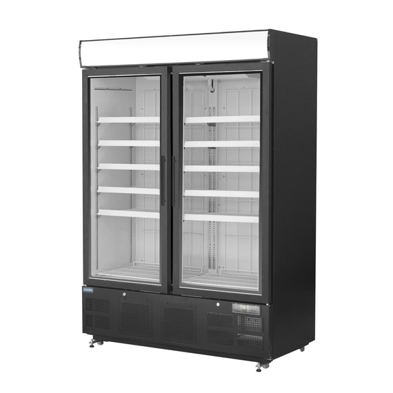 Polar G-Serie Gefrierschrank mit Sichtfenster 920Ltr Schwarz, Bild 2