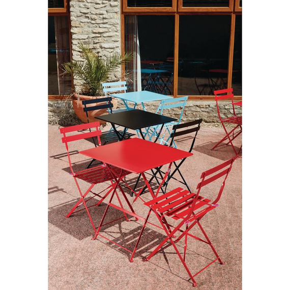 Bolero klappbare Terrassenstühle Stahl rot (2 Stück), Bild 8