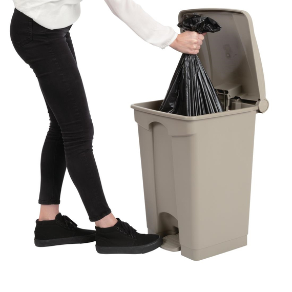 Jantex Küchenpedaleimer beige 45L, Bild 6