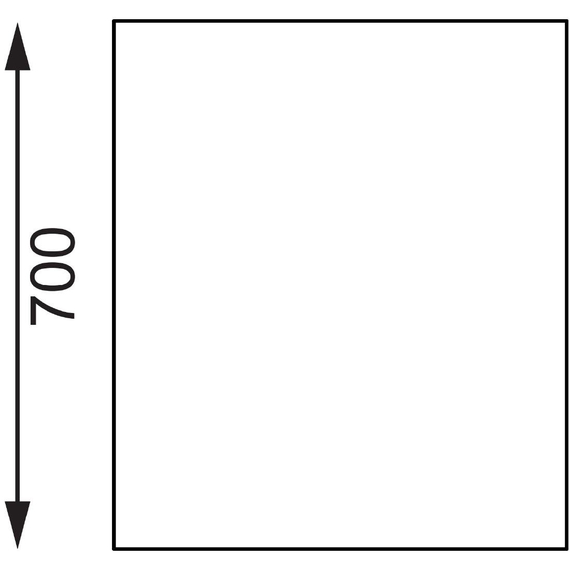 Vogue Arbeitstisch mit Regalboden 60 x 70cm, Bild 10