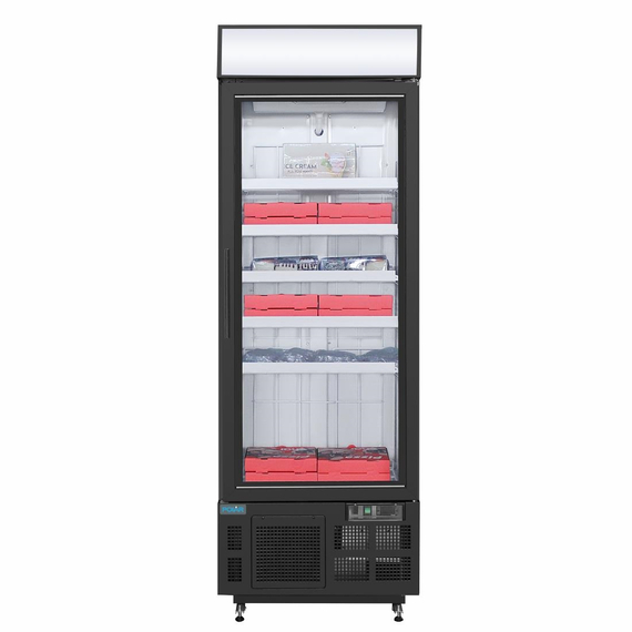 Polar G-Serie Gefrierschrank mit Sichtfenster 412Ltr Schwarz, Bild 2