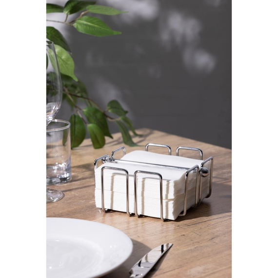 Olympia Cocktail-Serviettenhalter mit Gewicht 14 x 14cm, Bild 5