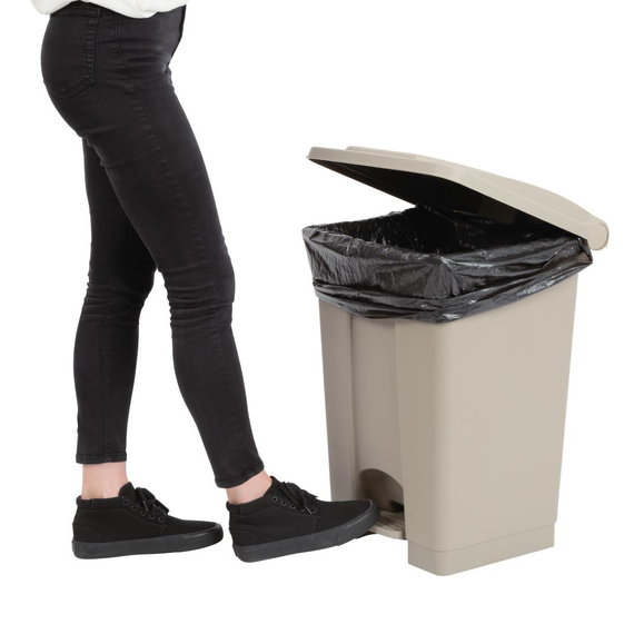 Jantex Küchenpedaleimer beige 45L, Bild 5