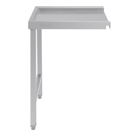 Vogue Tisch für Haubenspülmaschine rechts 60cm