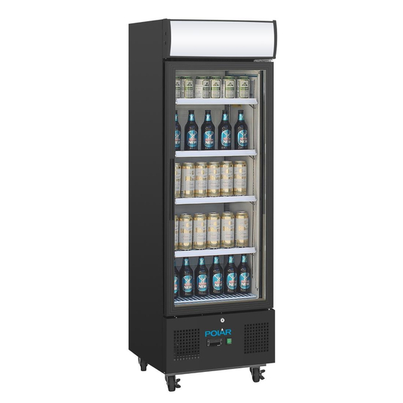 Polar G-Serie Standkühlschrank mit Display 218Ltr Schwarz, Bild 6
