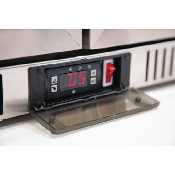 Polar Serie G Edelstahl Barkühlschrank mit 3 Klapptüren 330L, Bild 10