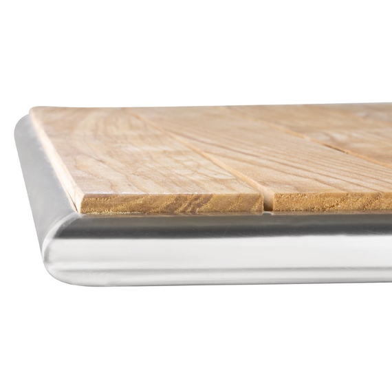 Bolero quadratischer klappbarer Tisch Eschenholz 1 Bein 60cm, Bild 7