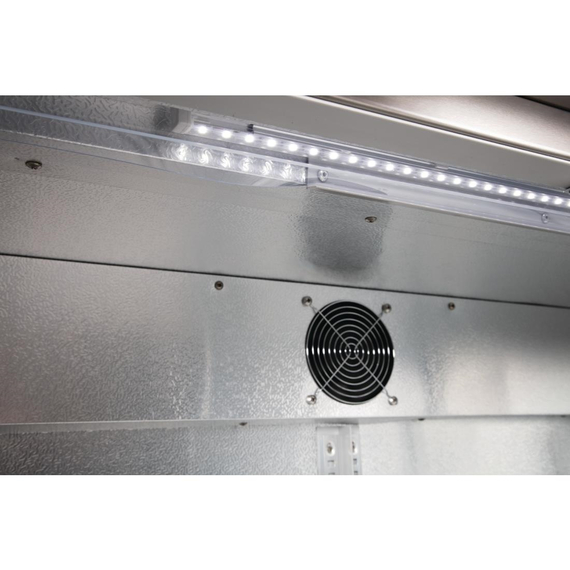 Polar Serie G Edelstahl Barkühlschrank mit 2 Klapptüren 208L, Bild 9