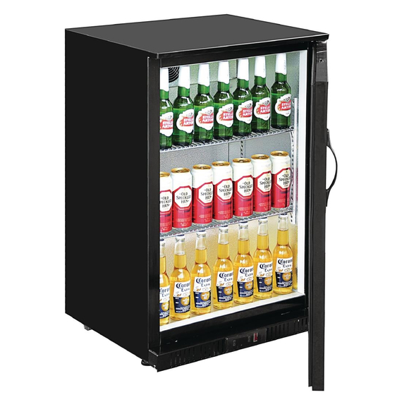 Polar G-Serie 900 mm Barkühlschrank Eintürig 138 Liter Schwarz, Bild 2