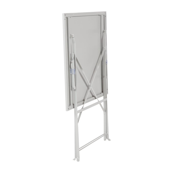 Bolero Perth Grau Gehweg Stil Stahl Tisch Quadratisch 600mm, Bild 9