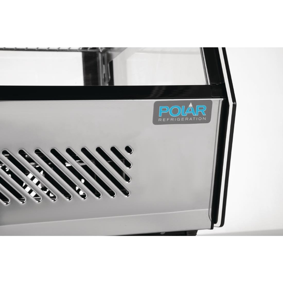 Polar G-Serie Energieeffizienter Tischplatten-Kühlschrank für Lebensmittel-Schwarz 120Ltr, Bild 9